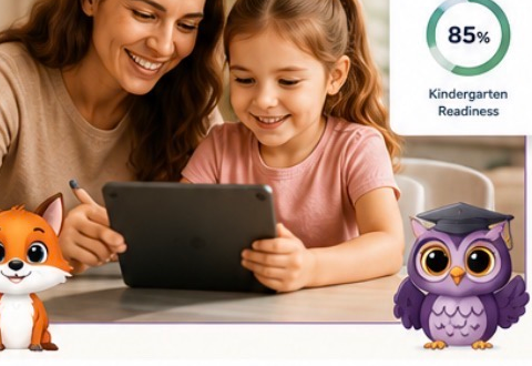 Parent and child learning together